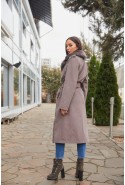 Winter Coat Mila Nova PV-217 cappuccino