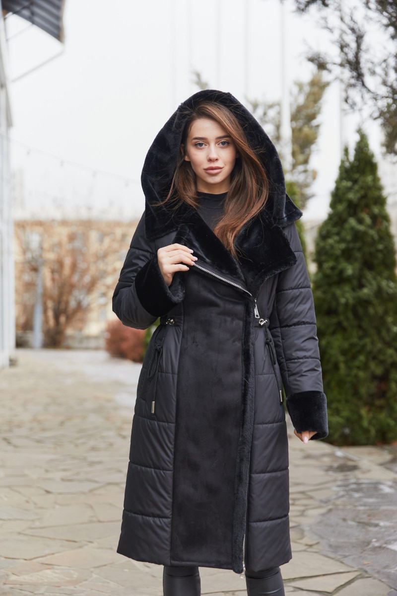 Winter Coat Mila Nova PV-230 black