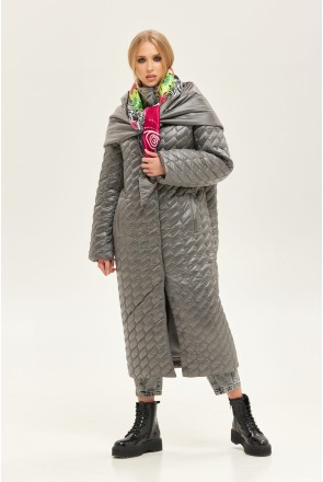 Winter Coat Mila Nova PV-199 grey