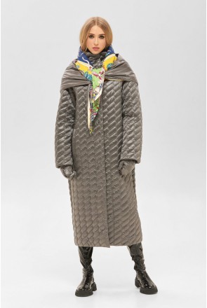 Winter Coat Mila Nova PV-199 grey