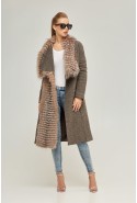 Winter Coat Mila Nova PV-64 cappuccino