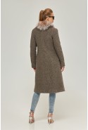 Winter Coat Mila Nova PV-64 cappuccino