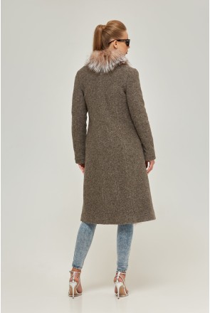 Winter Coat Mila Nova PV-64 cappuccino