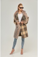 Winter Coat Mila Nova PV-32k ex beige check