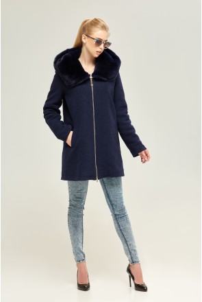 Winter Coat Mila Nova PV-74 blue