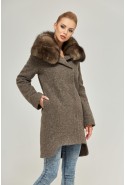 Winter Coat Mila Nova PV-59 cappuccino