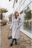 Winter Coat Mila Nova PV-97 grey