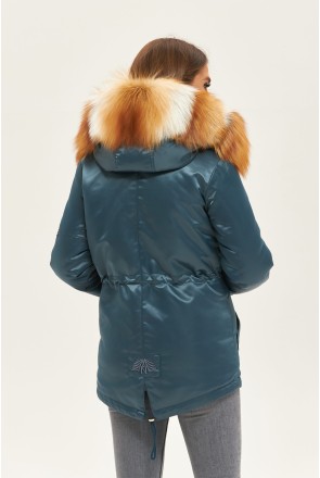 Winter Parka Mila Nova P-100 sea green