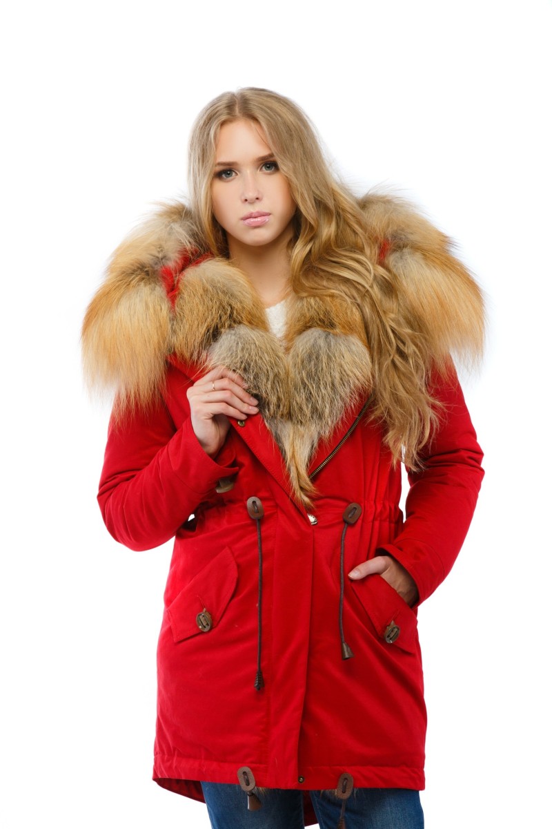 Winter Parka Mila Nova P-16ex red