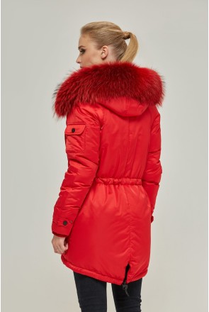 Winter Parka Mila Nova K-79 red