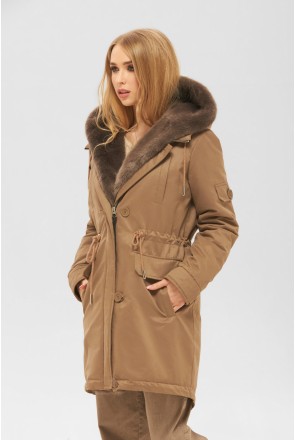 Parka Mila Nova Winter P-103 cappuccino 