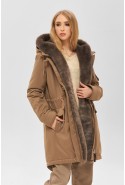 Parka Mila Nova Winter P-103 cappuccino 