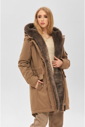 Parka Mila Nova Winter P-103 cappuccino 