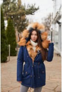 Winter Parka Mila Nova P-16ex blue