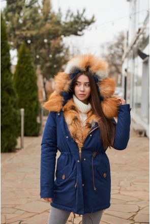 Winter Parka Mila Nova P-16ex blue