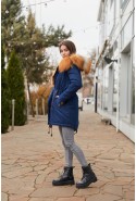 Winter Parka Mila Nova P-16ex blue