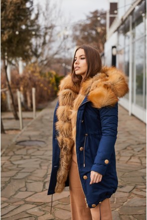 Winter Parka Mila Nova P-20 blue