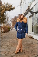 Winter Parka Mila Nova P-20 blue