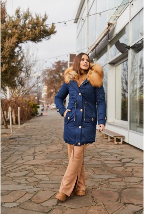 Winter Parka Mila Nova P-20 blue