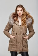 Parka Mila Nova Winter P-17 cappuccino 