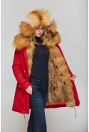 Winter Parka Mila Nova P-20 red