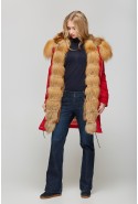 Winter Parka Mila Nova P-20 red