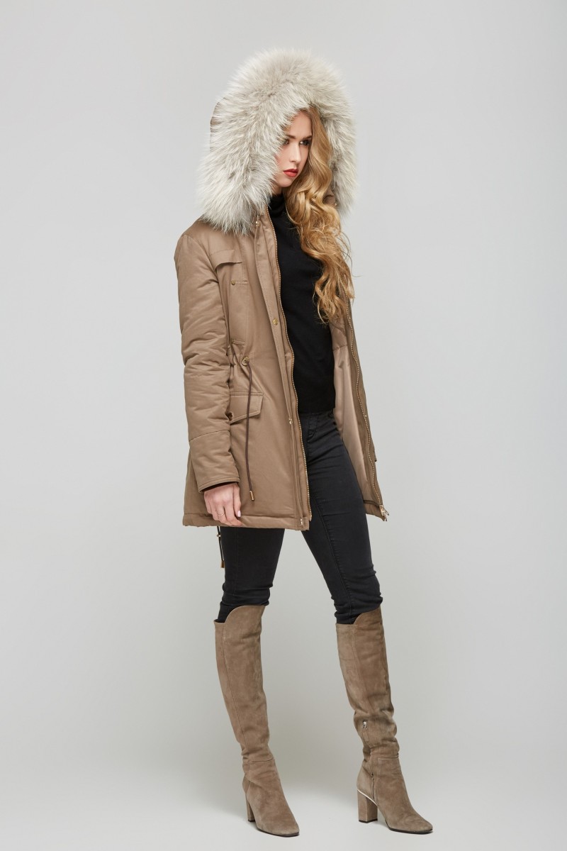 Parka Mila Nova Winter P-22 cappuccino 