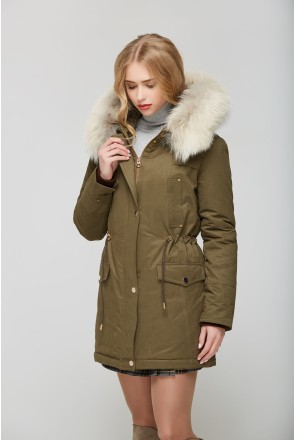 Winter Parka Mila Nova P-22 khaki