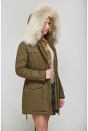 Winter Parka Mila Nova P-22 khaki