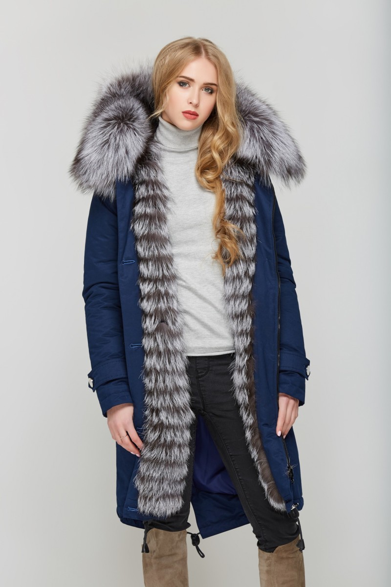 Winter Parka Mila Nova P-21d blue