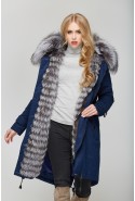 Winter Parka Mila Nova P-21d blue