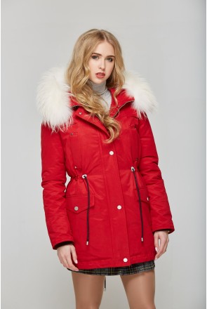 Winter Parka Mila Nova P-22 red