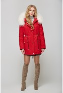 Winter Parka Mila Nova P-22 red