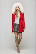 Winter Parka Mila Nova P-22 red