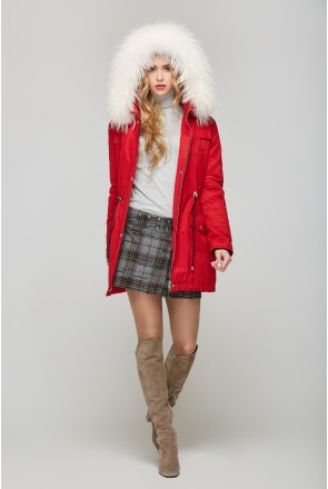 Winter Parka Mila Nova P-22 red