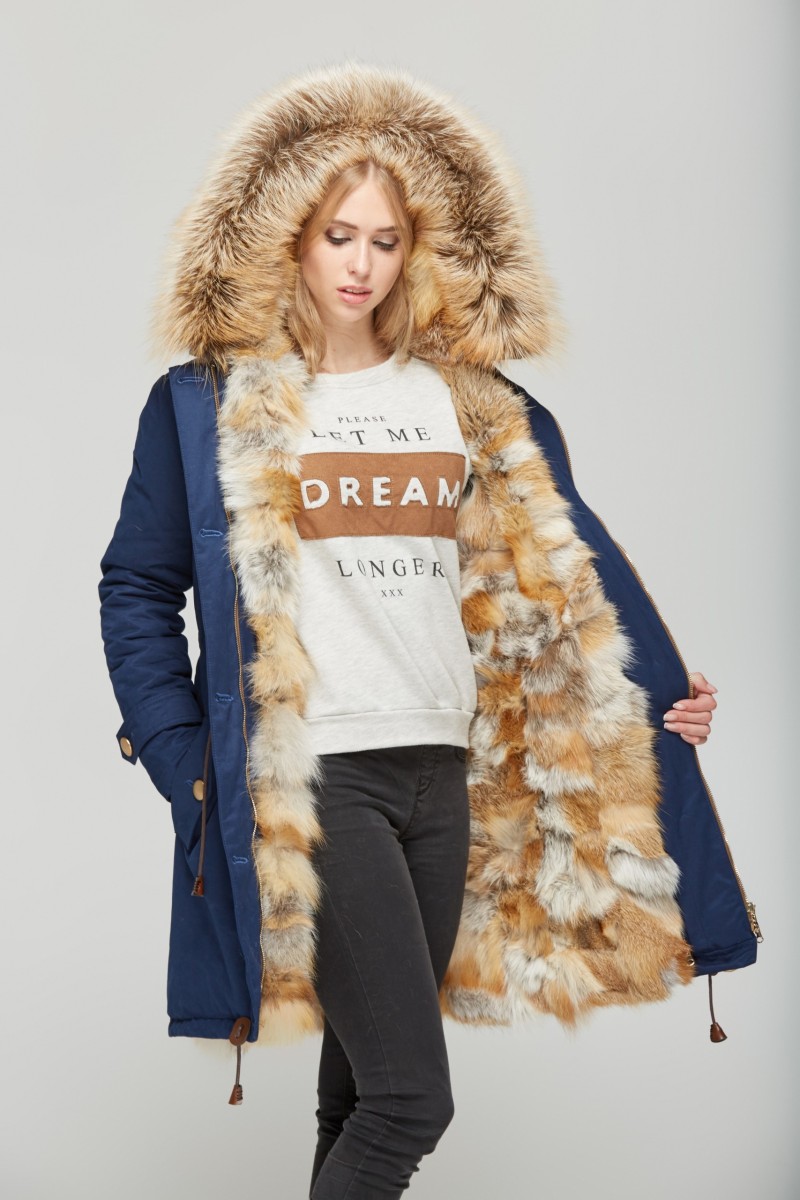 Winter Parka Mila Nova P-23 blue