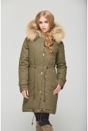 Winter Parka Mila Nova P-23 khaki