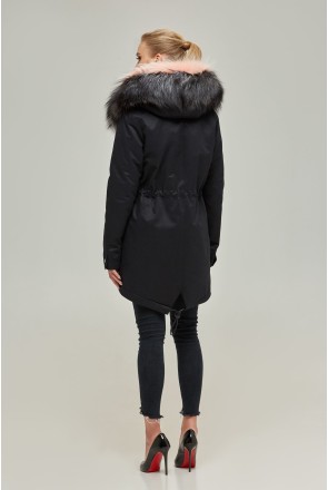 Winter Parka Mila Nova P-27ex black+ powder