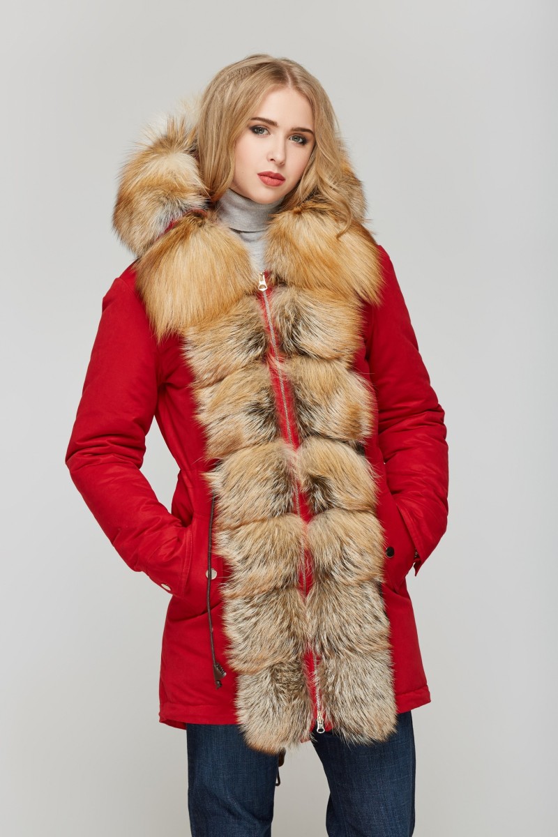 Winter Parka Mila Nova P-27 Red