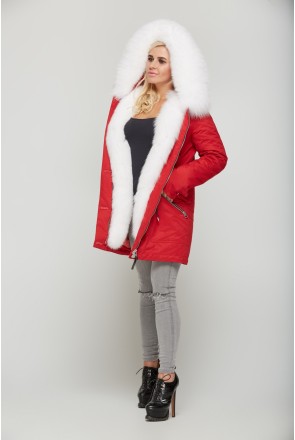 Winter Parka Mila Nova P-28 red