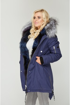 Winter Parka Mila Nova P-34 blue