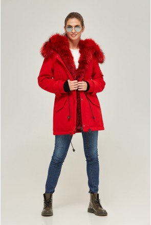 Winter Parka Mila Nova P-52 red