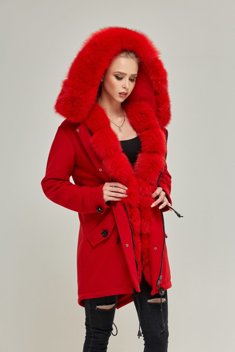 Winter Parka Mila Nova P-60 red