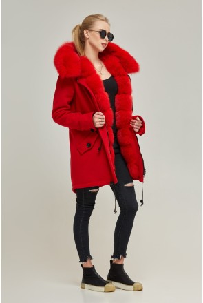 Winter Parka Mila Nova P-60 red