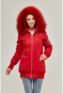 Winter Parka Mila Nova P-62 red