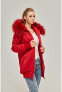 Winter Parka Mila Nova P-62 red