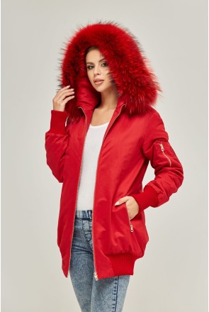 Winter Parka Mila Nova P-62 red