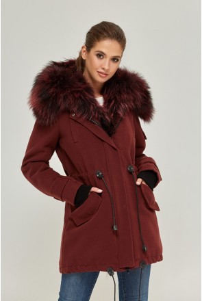 Winter Parka Mila Nova P-52 Bordeaux