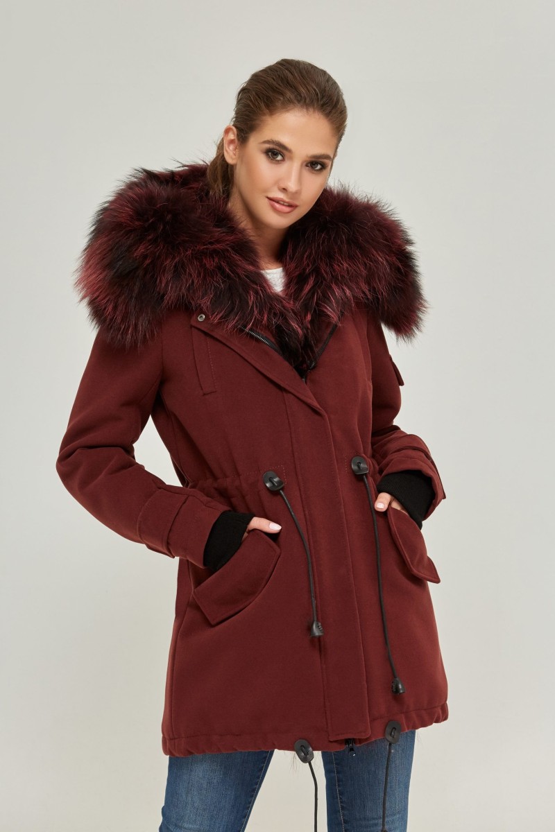 Winter Parka Mila Nova P-52 Bordeaux