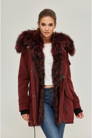 Winter Parka Mila Nova P-52 Bordeaux